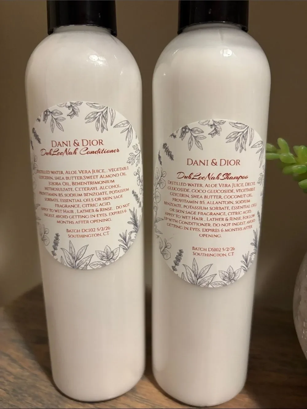 DANI & DIOR Exclusive Shampoo/Conditioner/ BodyWash Set